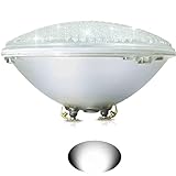 COOLWEST Luci per piscina LED Illuminazione per piscine 36W PAR56 Bianco 6000K Luce subacquea, 12V Impermeabile IP68, Sostituire le lampadine alogene 300W