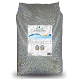 acquaverde Sabbia di Vetro Filtrante, Granulometria 0,4-0,8 mm, Vetro Attivo Compatibile con Pompa Filtro di Piscine Intex e Bestway (25 kg)