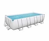 BESTWAY piscina POWER STEEL FRAME rettangolare cm 549x274x132h con filtro a sabbia